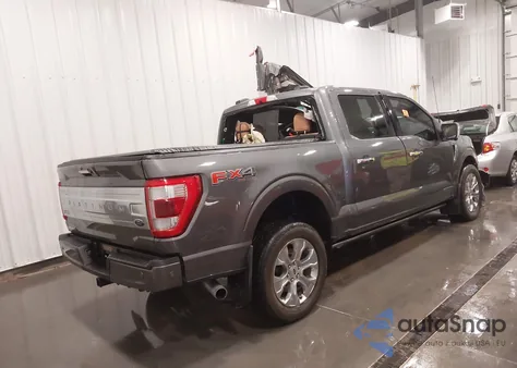 2021 Ford F-150 Platinum из США, поврежденный, VIN 1FTFW1ED1MFB62281